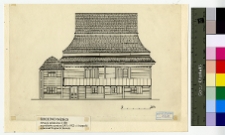Grodno, synagoga, elewacja.
