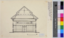 Kamionka Strumillowa, synagoga, elewacja.