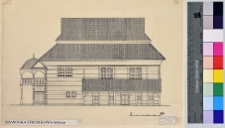 Kamionka Strumillowa, synagoga, elewacja.