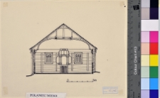 Połaniec, synagoga, przekr&oacute;j.