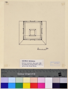 Sidra, synagoga, rzut.