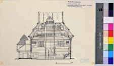 Wołpa, synagoga, przekr&oacute;j.