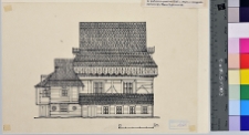 Wyszków, synagoga, elewacja.