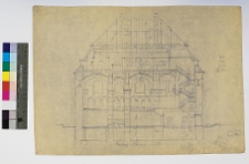 Rzesz&oacute;w, Bożnica nowomiejska, przekr&oacute;j.