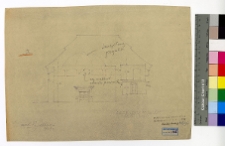 Kazimierz Dolny, synagoga, przekr&oacute;j.