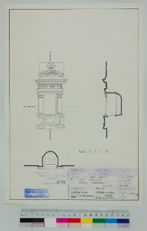 Kraków, synagoga Remu, detal.