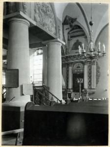 Kutno, synagoga, wnętrze,aron ha-kodesz.