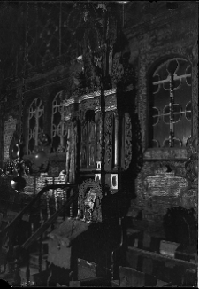 Przedbórz, synagoga, wnętrz, aron ha-kodesz.