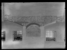 Tykocin, Wielka Synagoga, wnętrze, ściana zach., polichromia.