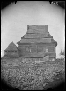 Wołpa, synagoga, elewacja boczna.