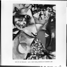 Marc, Chagall, Ja i wioska, 1911, olej