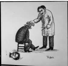 Topor, Roland, rysunek satyryczny