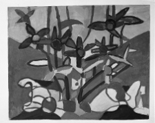 Włodarski, Marek, Kwiaty, 1953, olej