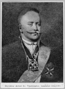 Andrusz&oacute;wka, pałac. Wyposażenie - portret kasztelana Stanisława Antoniego Tyszkiewicza.