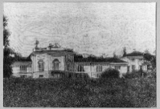 Andrusz&oacute;wka, pałac. Widok od strony ogrodu.