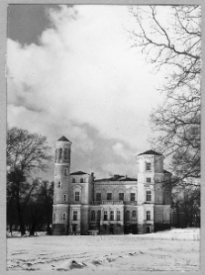 Bakończyce, pałac. Widok od strony południowej.