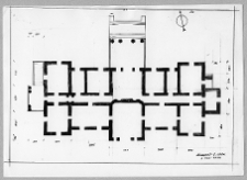 Bieleckie, dwór. Plan parteru.