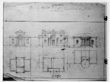 Biskupicze, pałac. Projekt Henryka Marconiego, 1833.