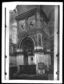 Łuck, synagoga, bima.