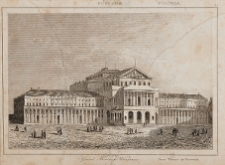 0122. Augustin François Lemaitre, gmach Teatru Wielkiego w Warszawie