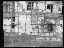 Lubieszów, kościół pijarów, fragment elewacji