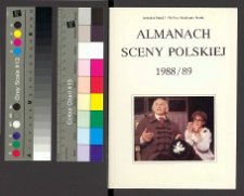 ALMANACH SCENY POLSKIEJ 1988/89