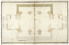 Wielki Salon w Ogrodzie Saskim, rzut przyziemia