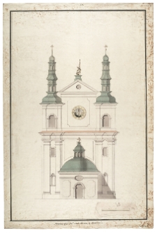 Kraków, kościół kolegiacki św. Floriana na Kleparzu, fasada