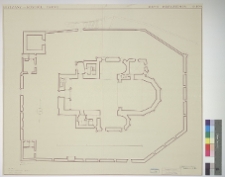 Brzeżany, kości&oacute;ł Narodzenia NMP, plan sytuacyjny