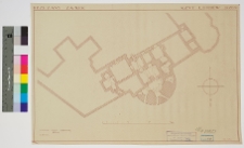 Brzeżany, zesp&oacute;ł zamkowy, rzut