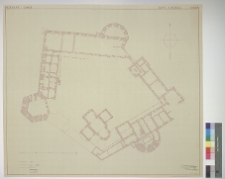 Brzeżany, zesp&oacute;ł zamkowy, rzut
