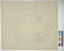 Brzeżany, zesp&oacute;ł zamkowy, rzut