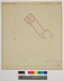 Brzeżany, zesp&oacute;ł zamkowy, rzut