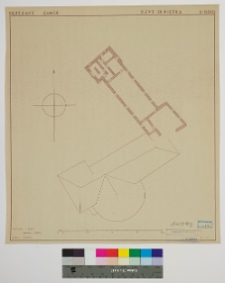 Brzeżany, zesp&oacute;ł zamkowy, rzut