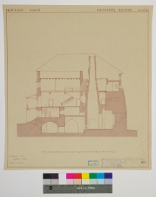 Brzeżany, zesp&oacute;ł zamkowy, przekr&oacute;j