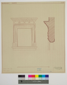 Brzeżany, zesp&oacute;ł zamkowy, obramienie okienne