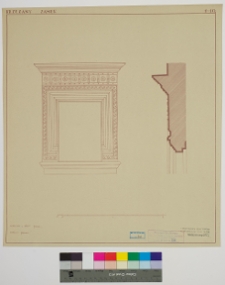 Brzeżany, zesp&oacute;ł zamkowy, obramienie okienne