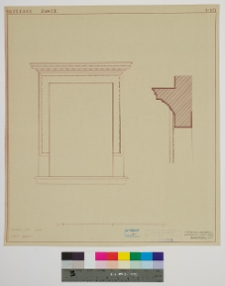 Brzeżany, zesp&oacute;ł zamkowy, obramienie okienne