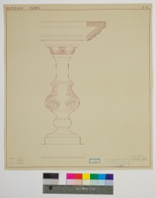 Brzeżany, zesp&oacute;ł zamkowy, tralka