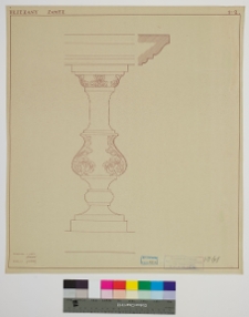 Brzeżany, zesp&oacute;ł zamkowy, tralka