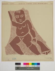 Brzeżany, zesp&oacute;ł zamkowy, nagrobek Sieniawskich (fragment)