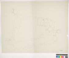 Budzan&oacute;w, zamek, rzut