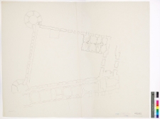 Budzan&oacute;w, zamek, rzut