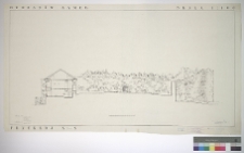 Budzan&oacute;w, zamek, przekr&oacute;j