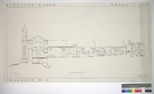 Budzan&oacute;w, zamek, przekr&oacute;j