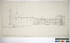 Budzan&oacute;w, zamek, elewacja