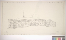 Budzan&oacute;w, zamek, elewacja