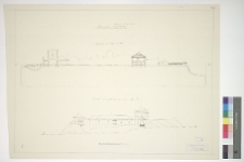 Monastyr i cerkiew Św. Tr&oacute;jcy, przekr&oacute;j i widok