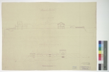 Monastyr i cerkiew Św. Tr&oacute;jcy, przekr&oacute;j i widok