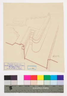 Dubno, założenie zamkowe, bastion pd., widok aksonometryczny